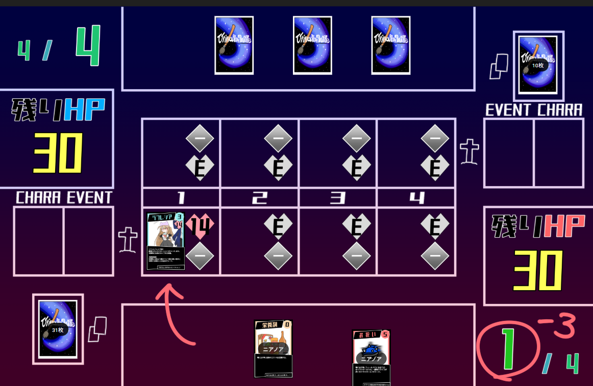 アクションフェイズの写真1